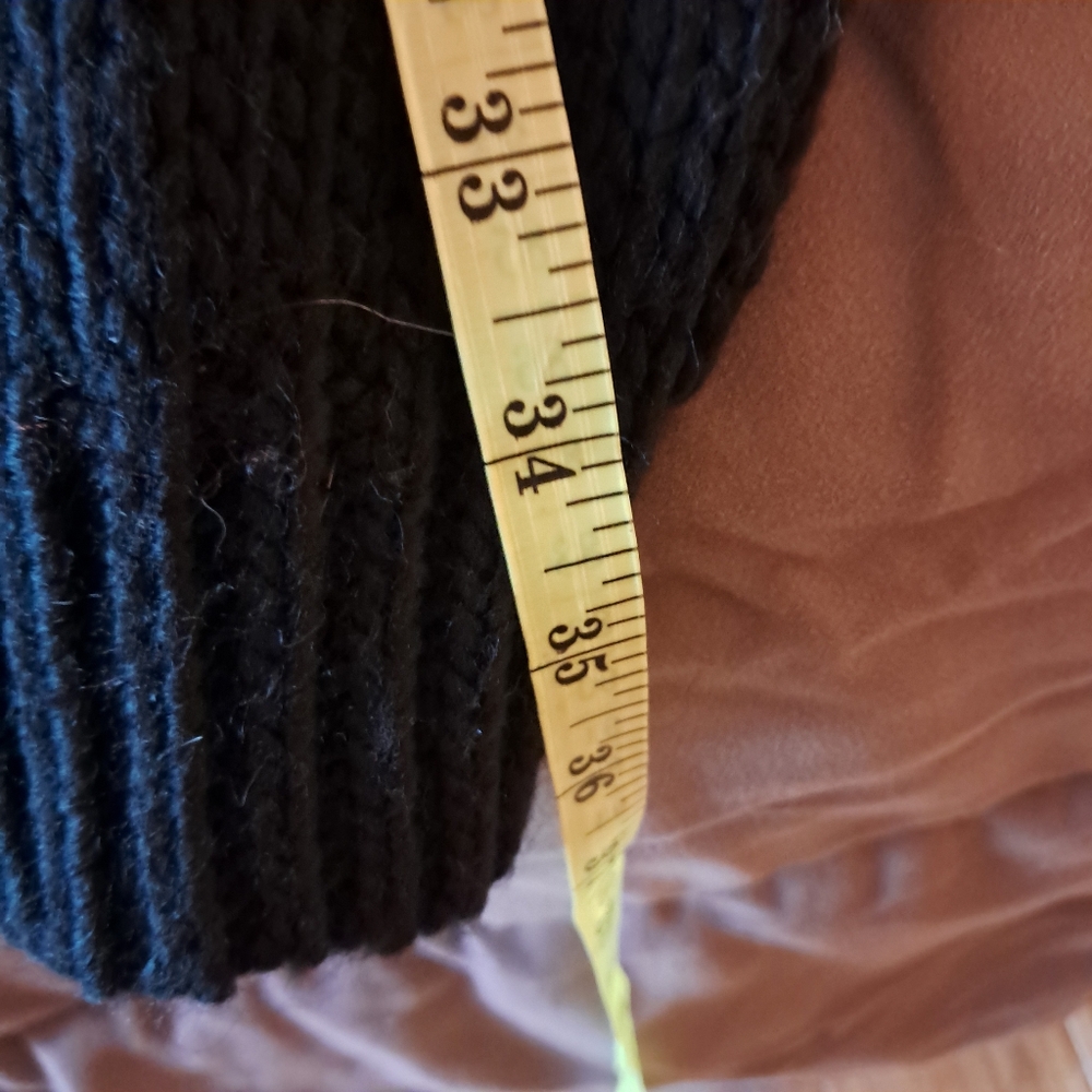 Minouu Cardigan Women's M/L Alpaca Blend Hooded Luxury Polish Made Boutique - Picture 9 of 10